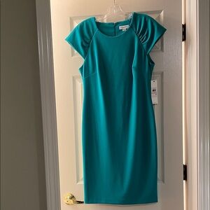 Calvin Klein Teal Dress with Tags
